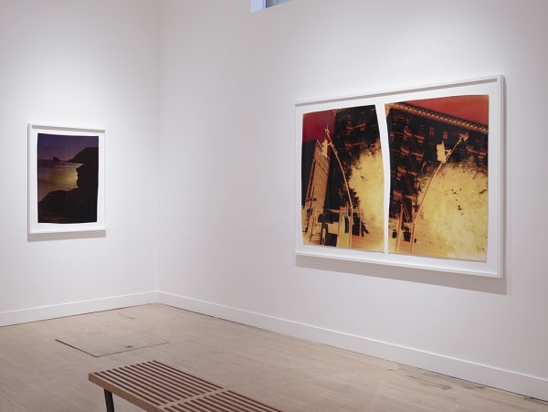 Installation view of John Chiara: Lands End: California at Larkin, November 2 - December 24, 2017 at Haines Gallery, San Francisco Photo: Robert Divers Herrick