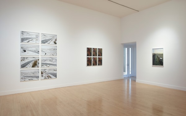 Installation view of Andy Goldsworthy: Drawing Water Standing Still, June 1 - September 2, 2017 at Haines Gallery, San Francisco Photo: Robert Divers Herrick