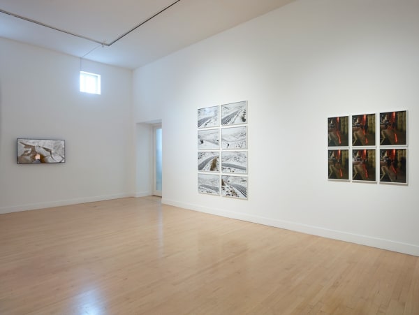 Installation view of Andy Goldsworthy: Drawing Water Standing Still, June 1 - September 2, 2017 at Haines Gallery, San Francisco Photo: Robert Divers Herrick