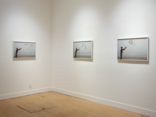 Installation view of Andy Goldsworthy: Drawing Water Standing Still, June 1 - September 2, 2017 at Haines Gallery, San Francisco Photo: Robert Divers Herrick