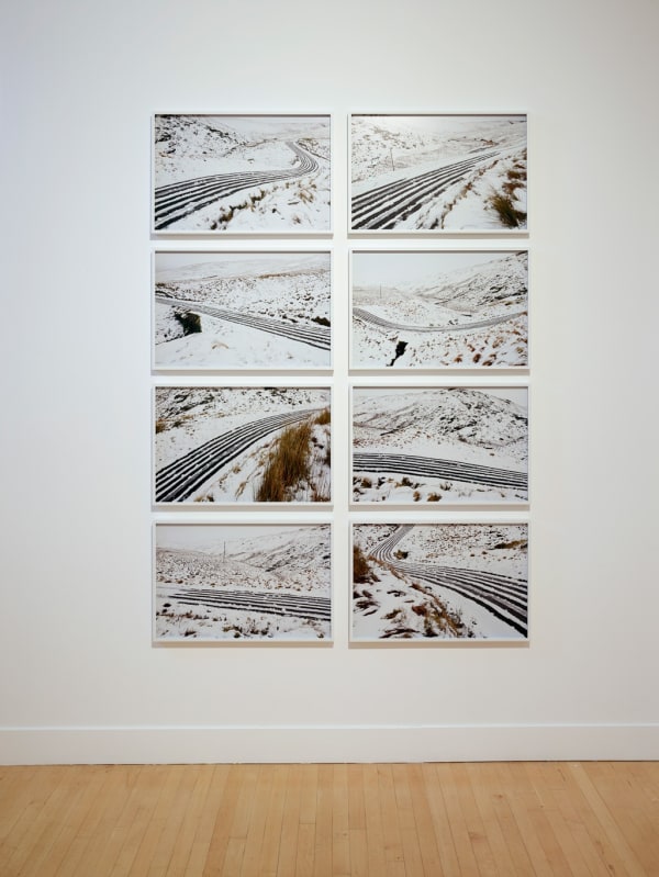 Installation view of Andy Goldsworthy: Drawing Water Standing Still, June 1 - September 2, 2017 at Haines Gallery, San Francisco Photo: Robert Divers Herrick