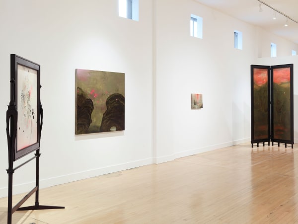 Installation view of Darren Waterston: Architectonic Forms, January 6 - February 25, 2017 at Haines Gallery, San Francisco Photo: Robert Divers Herrick