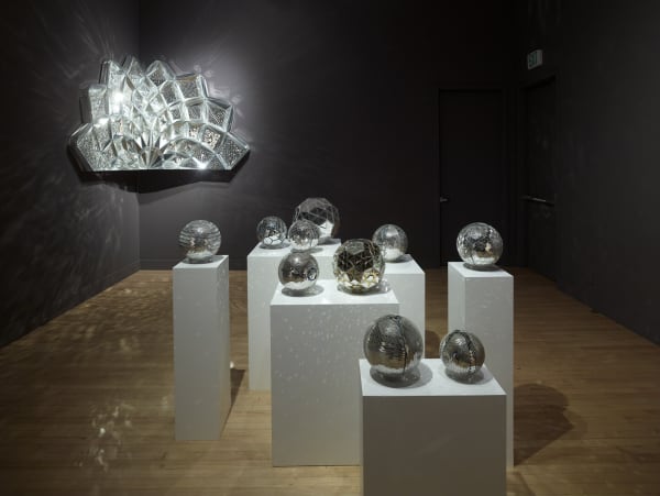 Installation view of Monir Shahroudy Farmanfarmaian: Convertibles, October 27 - December 23, 2016 at Haines Gallery, San Francisco Photo: Robert Divers Herrick