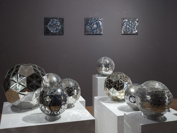 Installation view of Monir Shahroudy Farmanfarmaian: Convertibles, October 27 - December 23, 2016 at Haines Gallery, San Francisco Photo: Robert Divers Herrick
