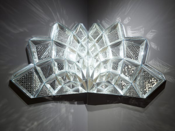 Installation view of Monir Farmanfarmaian: Convertibles, October 27 - December 23, 2016 at Haines Gallery, San Francisco Photo: Robert Divers Herrick
