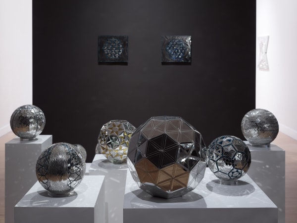 Installation view of Monir Shahroudy Farmanfarmaian: Convertibles, October 27 - December 23, 2016 at Haines Gallery, San Francisco Photo: Robert Divers Herrick