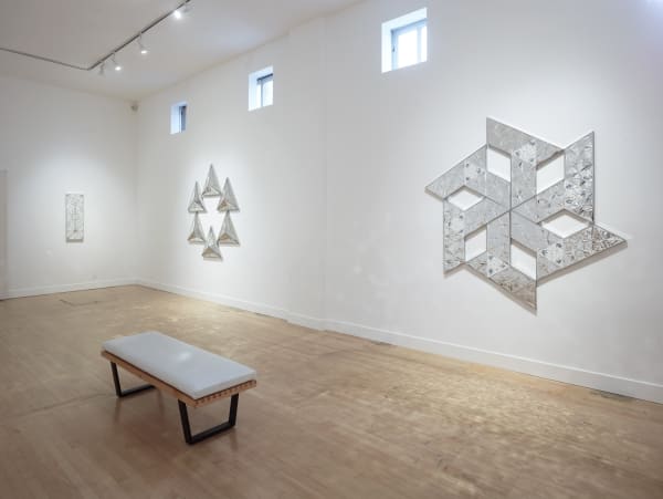 Installation view of Monir Shahroudy Farmanfarmaian: Convertibles, October 27 - December 23, 2016 at Haines Gallery, San Francisco Photo: Robert Divers Herrick