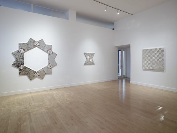 Installation view of Monir Farmanfarmaian: Convertibles, October 27 - December 23, 2016 at Haines Gallery, San Francisco Photo: Robert Divers Herrick