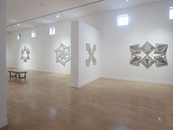 Installation view of Monir Shahroudy Farmanfarmaian: Convertibles, October 27 - December 23, 2016 at Haines Gallery, San Francisco Photo: Robert Divers Herrick