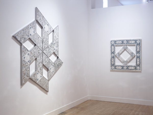 Installation view of Monir Shahroudy Farmanfarmaian: Convertibles, October 27 - December 23, 2016 at Haines Gallery, San Francisco Photo: Robert Divers Herrick
