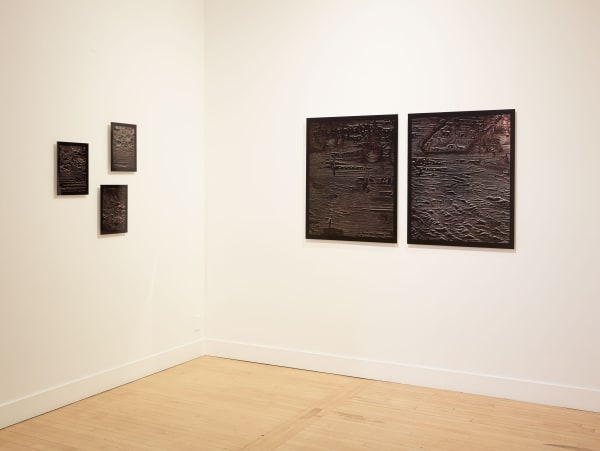 Installation view of The Mapmaker's Dream, November 5 - December 23, 2015 at Haines Gallery, San Francisco Photo: Robert Divers Herrick