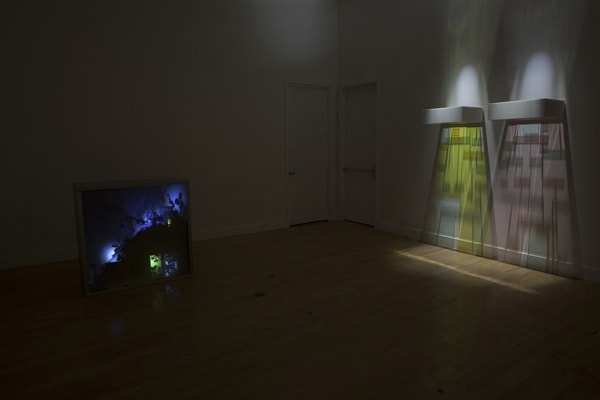 Installation view of Goethe's Chamber, January 8 - March 14, 2015 at Haines Gallery, San Francisco