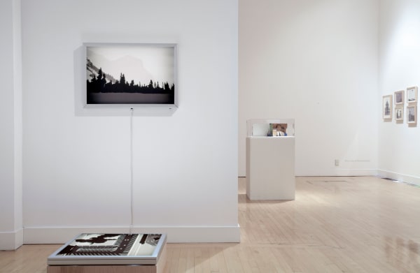 Installation view of Kota Ezawa: The Curse of Dimensionality, January 5 - February 18, 2012 at Haines Gallery, San Francisco