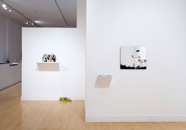 Installation view of Kota Ezawa: The Curse of Dimensionality, January 5 - February 18, 2012 at Haines Gallery, San Francisco