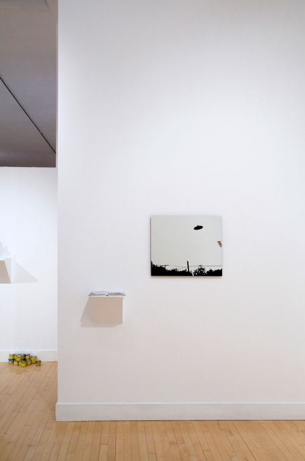 Installation view of Kota Ezawa: The Curse of Dimensionality, January 5 - February 18, 2012 at Haines Gallery, San Francisco