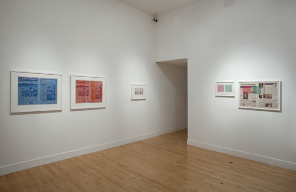 Installation view ofTaha Belal: The Atmosphere from Before the Step Down Returns to the Square, January 5 - February 18, 2012 at Haines Gallery, San Francisco