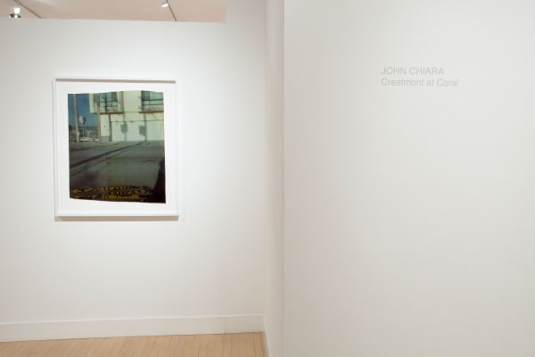 Installation view of John Chiara: Crestmont at Coral, April 12 - May 26, 2012 at Haines Gallery, San Francisco