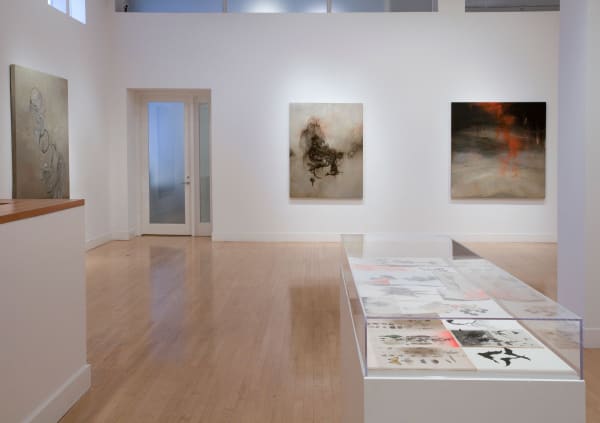 Installation view of Darren Waterston: Ravens and Ruins, March 28 - May 18, 2013 at Haines Gallery, San Francisco
