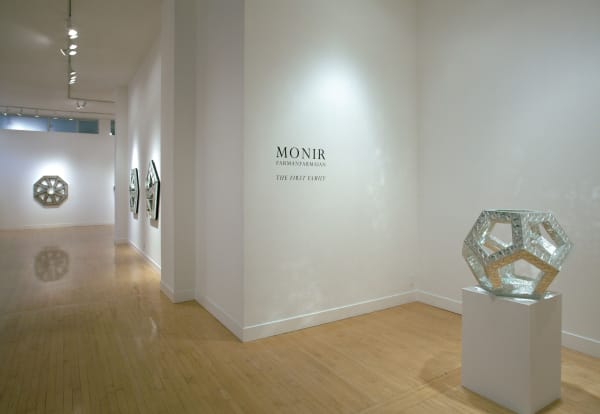 Installation view of Monir Farmanfarmaian: The First Family, October 31 - December 21, 2013 at Haines Gallery, San Francisco