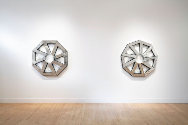 Installation view of Monir Farmanfarmaian: The First Family, October 31 - December 21, 2013 at Haines Gallery, San Francisco