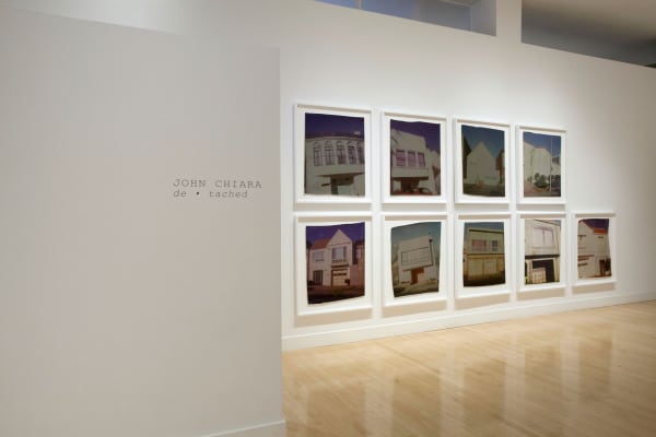 Installation view of John Chiara: de • tached, March 6 - April 26, 2014 at Haines Gallery, San Francisco