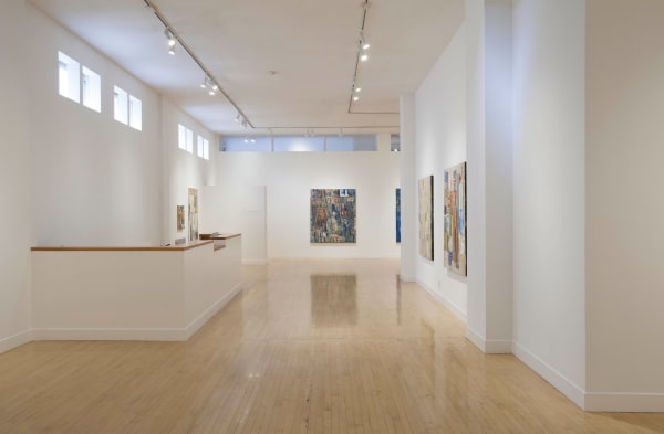 Installation view of Mike Henderson: Traces of Places, May 1 - June 28, 2014 at Haines Gallery, San Francisco