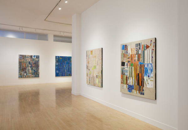 Installation view of Mike Henderson: Traces of Places, May 1 - June 28, 2014 at Haines Gallery, San Francisco
