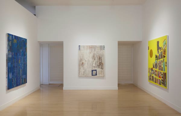 Installation view of Mike Henderson: Traces of Places, May 1 - June 28, 2014 at Haines Gallery, San Francisco