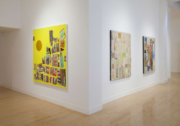 Installation view of Mike Henderson: Traces of Places, May 1 - June 28, 2014 at Haines Gallery, San Francisco