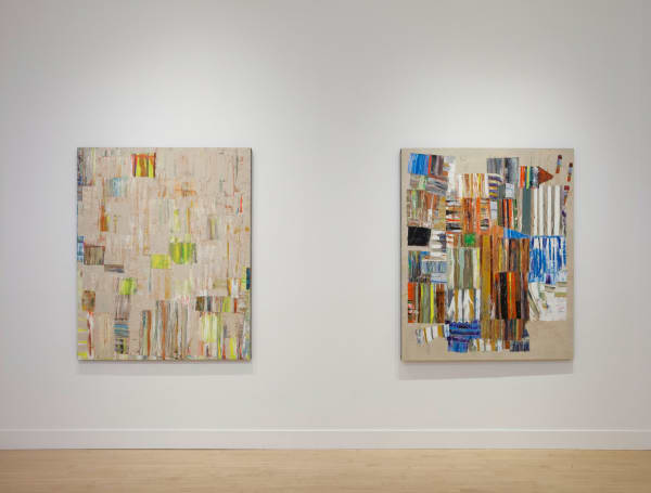 Installation view of Mike Henderson: Traces of Places, May 1 - June 28, 2014 at Haines Gallery, San Francisco