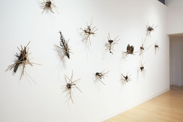 Installation view of Yoshitomo Saito: Ethos in Bronze, July 10 - August 30, 2014 at Haines Gallery, San Francisco
