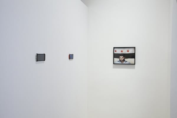 Installation view of Political Fictions, September 4 - November 1, 2014 at Haines Gallery, San Francisco