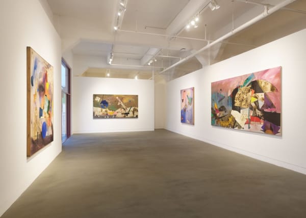 Installation view of Mike Henderson: Chicken Fingers, 1976-1980, January 14 - April 1, 2023 at Haines Gallery, San Francisco Photo: Robert Divers Herrick