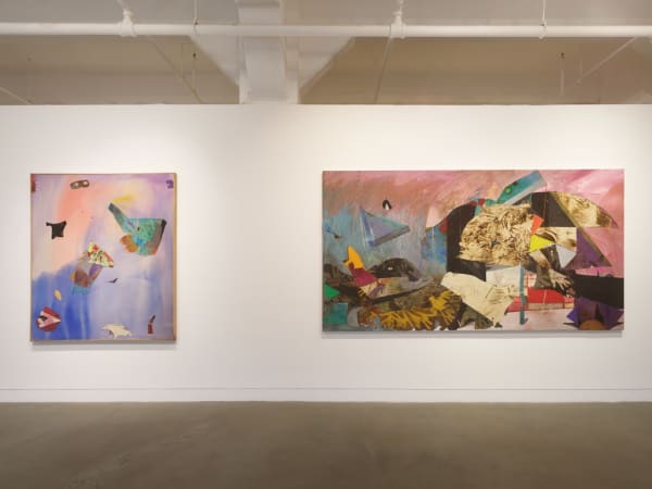 Installation view of Mike Henderson: Chicken Fingers, 1976-1980, January 14 - April 1, 2023 at Haines Gallery, San Francisco Photo: Robert Divers Herrick