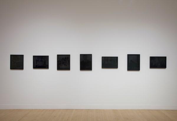 Installation view of Kota Ezawa: The Aesthetics of Silence, November 6 - December 20, 2014 at Haines Gallery, San Francisco