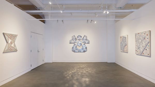 Installation view of Sacred and Profane Geometries, September 5 - October 21, 2023 at Haines Gallery, San Francisco Photo: Robert Divers Herrick
