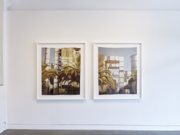 Installation view of John Chiara: Sea of Glass, March 15 - April 27, 2024 at Haines Gallery, San Francisco Photo: Robert Divers Herrick