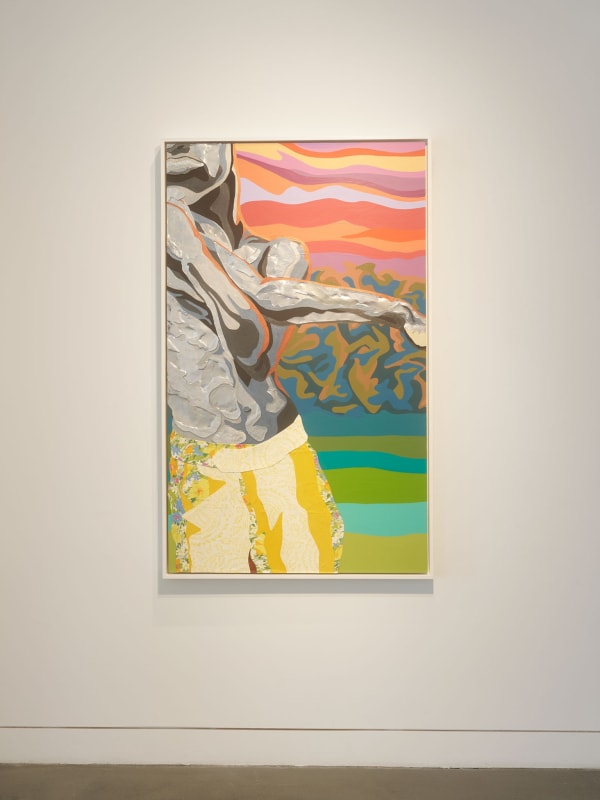 Installation view of Stuart Robertson: Bend Di Young Tree, November 16, 2024 - January 11, 2025 at Haines Gallery, San Francisco, CA Photo: Robert Divers Herrick