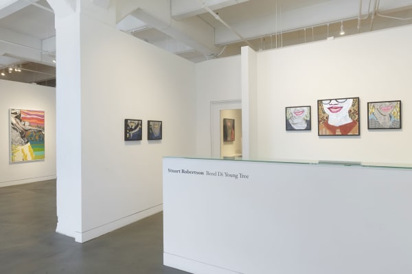 Installation view of Stuart Robertson: Bend Di Young Tree, November 16, 2024 - January 11, 2025 at Haines Gallery, San Francisco, CA Photo: Robert Divers Herrick
