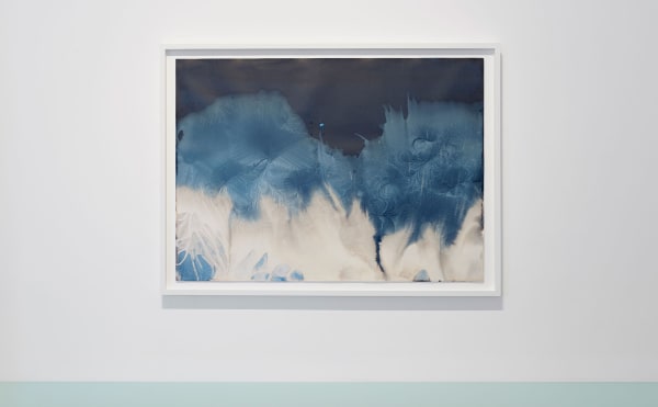 Installation view of Meghann Riepenhoff: State Shift, January 22 - March 15, 2025 at Haines Gallery, San Francisco, CA Photo: Robert Divers Herrick
