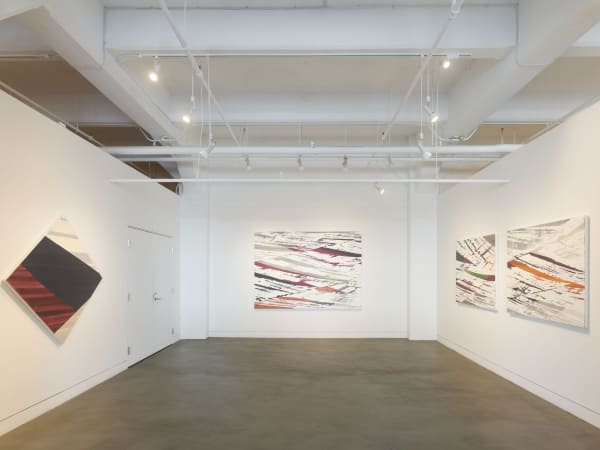 Installation view of Ricardo Mazal: Pilgrimages, March 22 - April 26, 2025 at Haines Gallery, San Francisco, CA Photo: Robert Divers Herrick