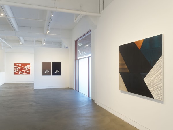 Installation view of Ricardo Mazal: Pilgrimages, March 22 - April 26, 2025 at Haines Gallery, San Francisco, CA Photo: Robert Divers Herrick
