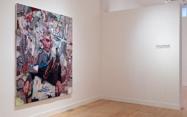 Installation view of Taha Heydari: Corrupted, July 7 - September 3, 2016 at Haines Gallery, San Francisco Photo: Robert Divers Herrick
