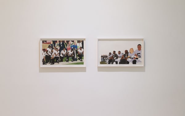 Installation view of Kota Ezawa: National Anthem, November 7 - December 14, 2019 at Haines Gallery, San Francisco Photo: Robert Divers Herrick