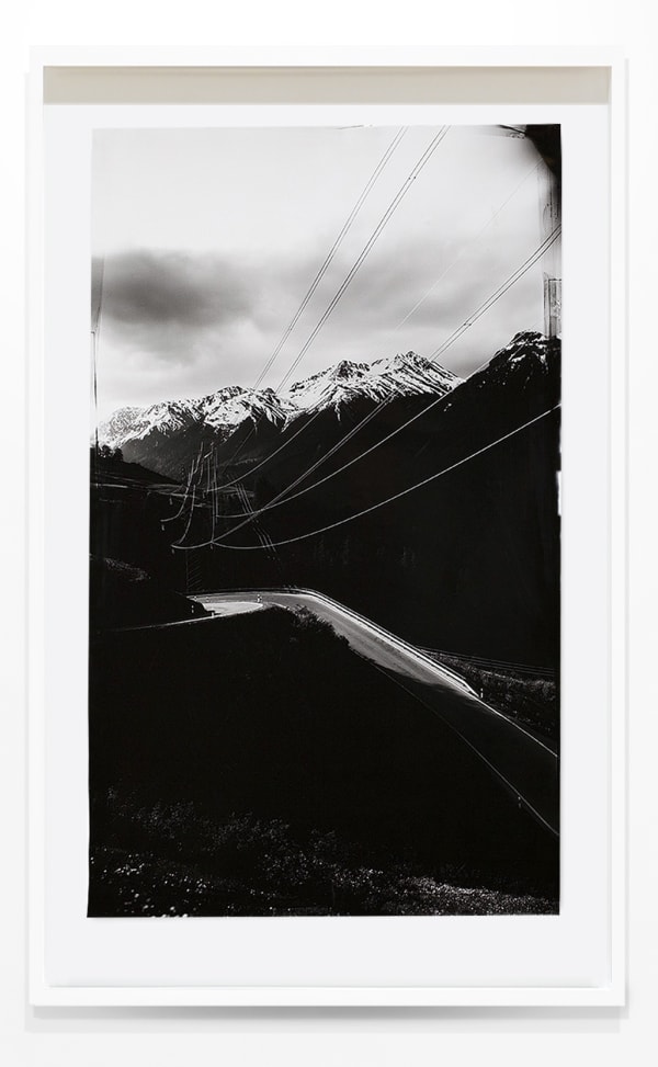 John Chiara Ftan Lower Engadin Valley, 2020 Camera Obscura Direct Positive Photograph, Unique 57 x 38.5 inches, framed