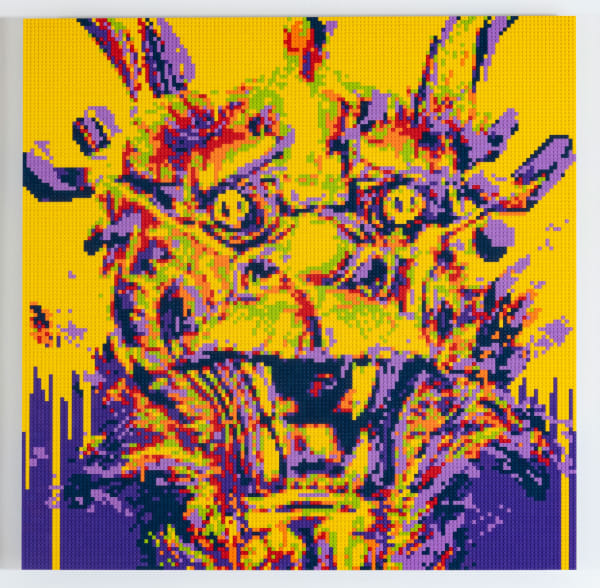 AI WEIWEI Zodiac (Dragon), 2018 LEGO bricks 45 x 45 inches SOLD