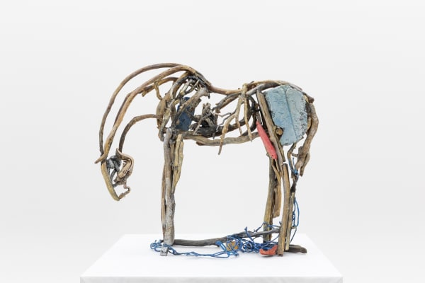 Deborah Butterfield Two Seas, 2023-2024 Cast Bronze 34.5 x 40 x 17 inches