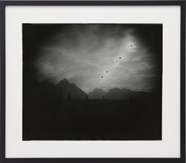 Chris McCaw Sunburned GSP #945 (Every time the sun came out, Wyoming), 2016 Unique gelatin silver paper negative 25 x 29 inches, framed