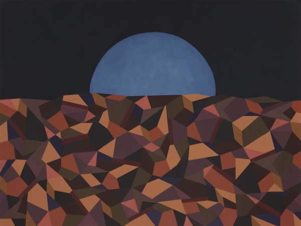 Adia Millett Undertones, 2024 Acrylic on wood 36 x 48 inches