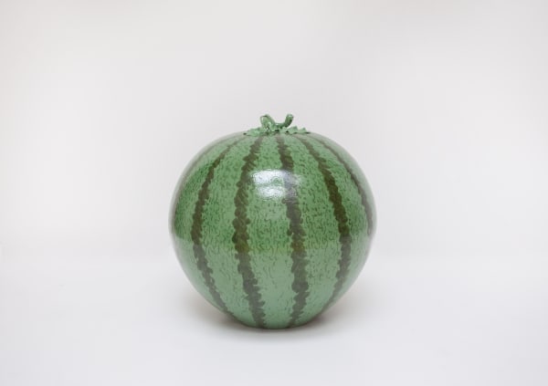 Ai Weiwei Watermelon, 2006 Porcelain 15 x 15 x 15 inches